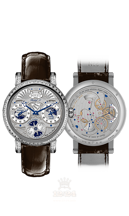 Bovet Dimier Watch R170002-SB123 45 mm White gold Case White Dial