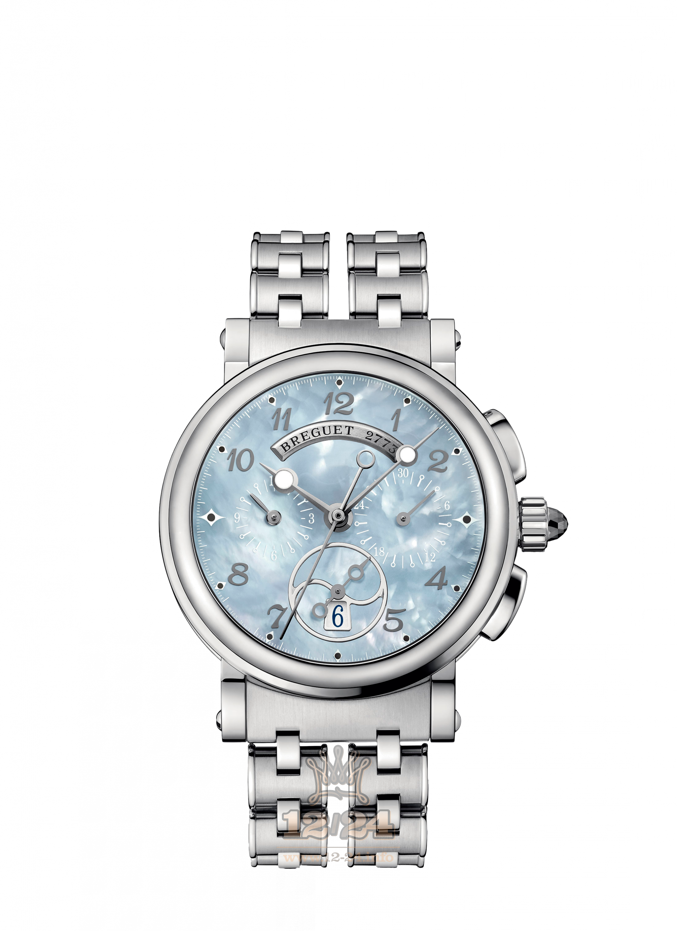 Breguet Marine Watch 8827ST/59/SM0 35 mm Stainless steel Case Blue Dial