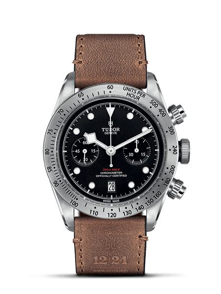 Tudor Black Bay Chrono Watch M79350-0002 41 mm Stainless steel Case Black Dial
