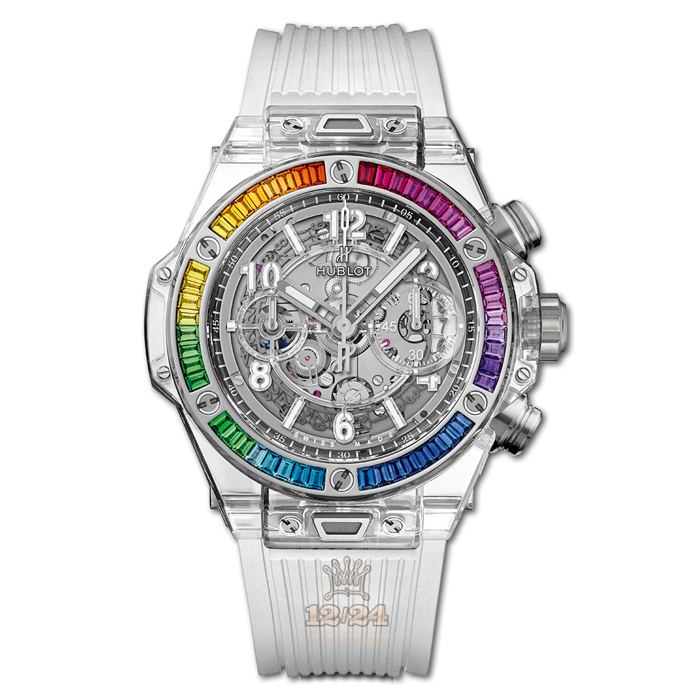 Hublot Big Bang Watch 441.JX.4802.RT.4099 42 mm Sapphire Case Silver Dial