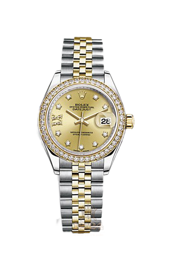 Rolex Datejust Watch 279383rbr-0021 28 mm Steel / Yellow gold Case Golden Dial