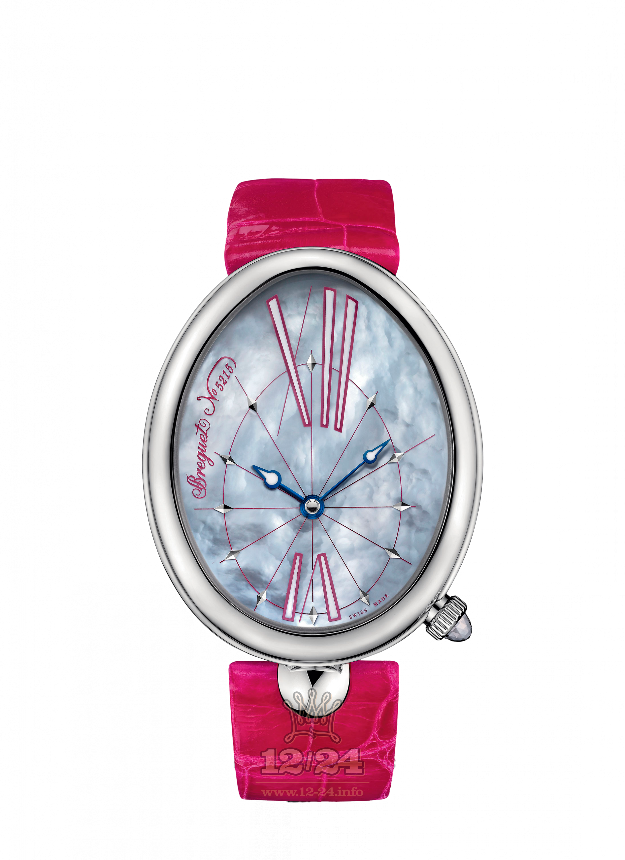 Breguet Reine de Naples Watch 8967ST/G1/986 44 mm Stainless steel Case White Gray Dial