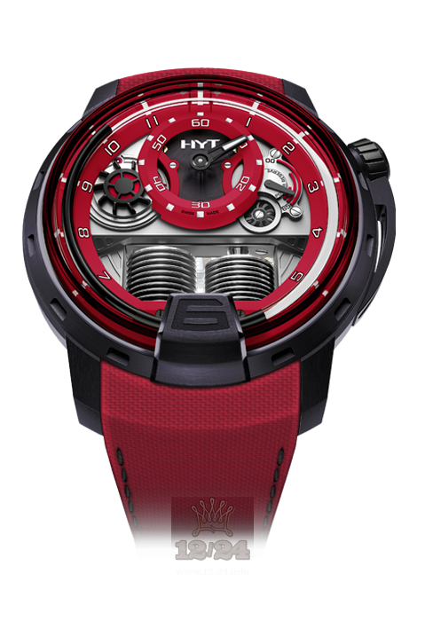 HYT H1 Watch 148-tt-80-nf-fr 49 mm Titanium Case