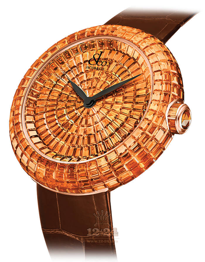 Jacob & Co High Jewelry Masterpieces Watch BQ532.40.BO.BO.A 44 mm Pink gold Case