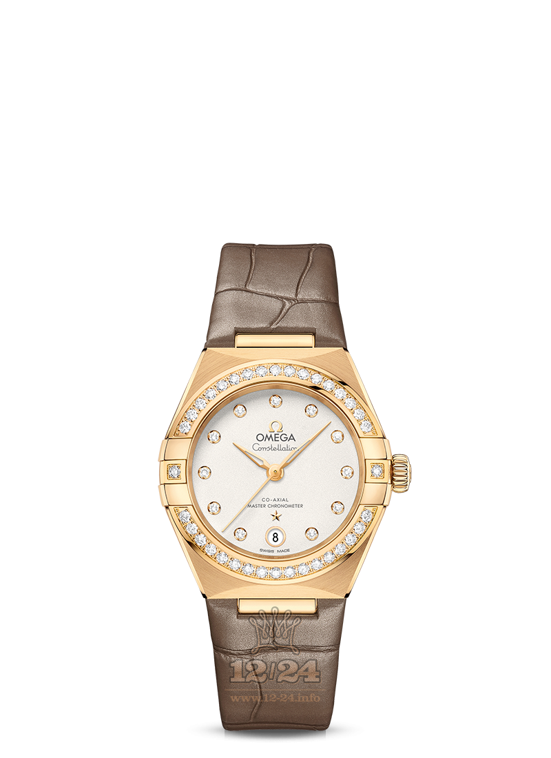 Omega Constellation Watch 131.58.29.20.52.001 29 mm Yellow gold Case White Dial