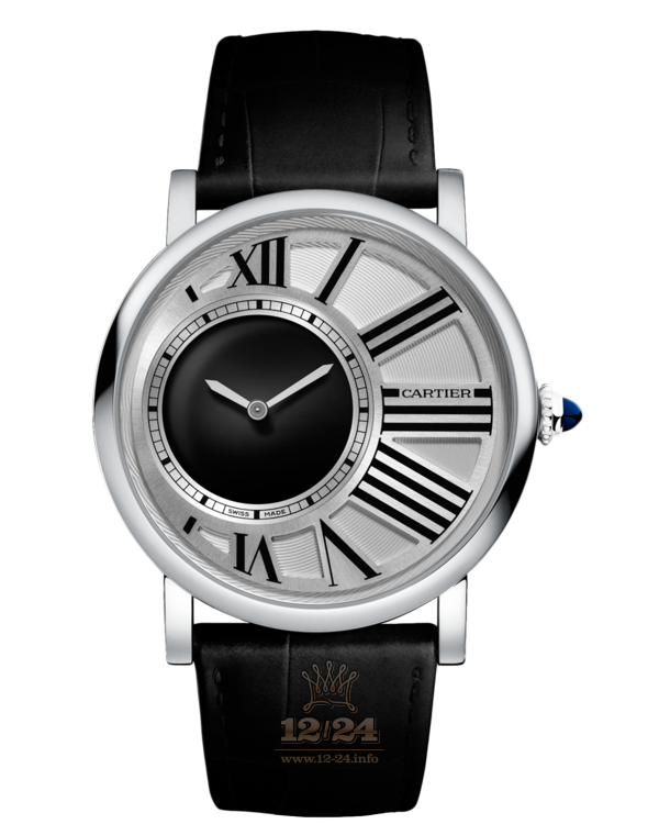 Cartier Rotonde de Cartier Watch W1556224 42 mm White gold Case White Silver Dial