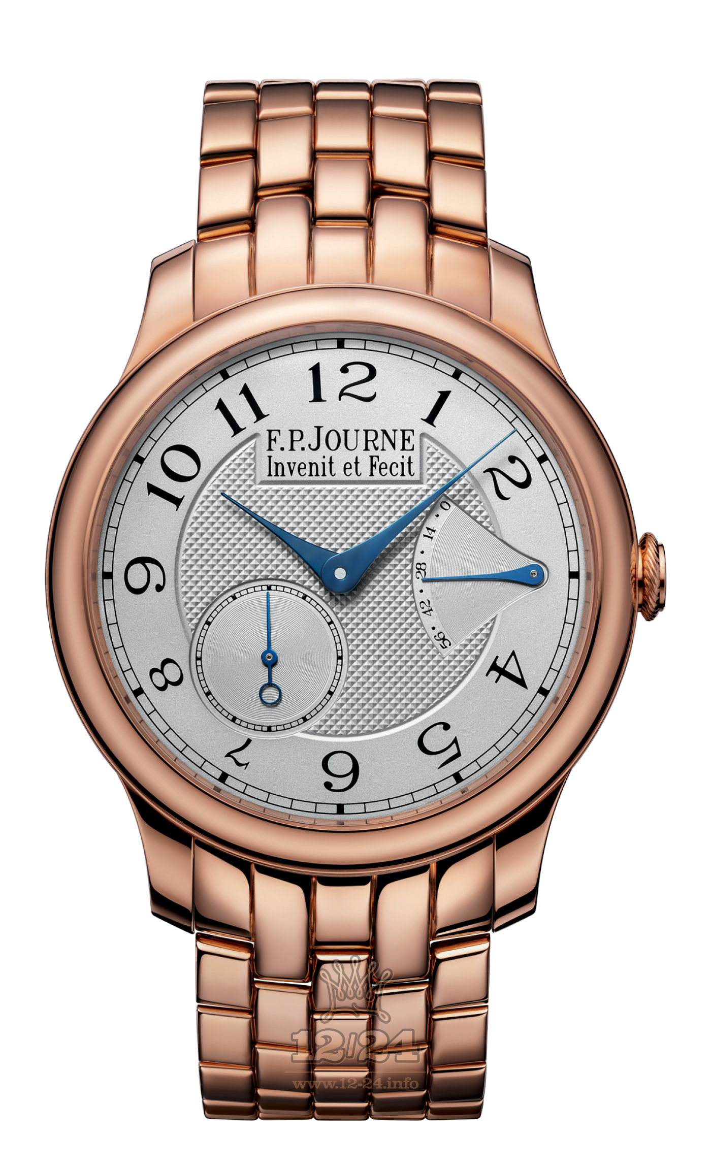 F.P.Journe Souveraine Watch FPJ-Co-Souveraine-ChronoSouverain-AL-Or 39 mm Pink gold Case Silver Dial