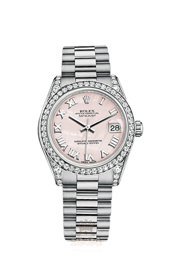 Rolex Datejust Watch 178159-0042 31 mm White gold Case Pink Dial