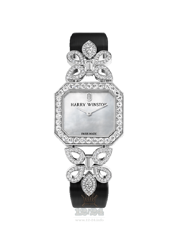 Harry Winston High Jewelry Timepieces Watch HJTQHM25WW001 37 mm White gold Case White Blue Dial
