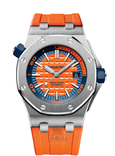 Audemars Piguet Royal Oak Offshore Watch 15710ST.OO.A070CA.01 42 mm Stainless steel Case Orange Dial