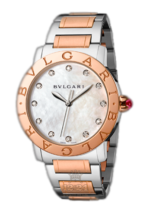 Bvlgari Bvlgari Bvlgari Watch 102012 BBL37WSPG/12 37 mm Steel / Pink gold Case White Dial