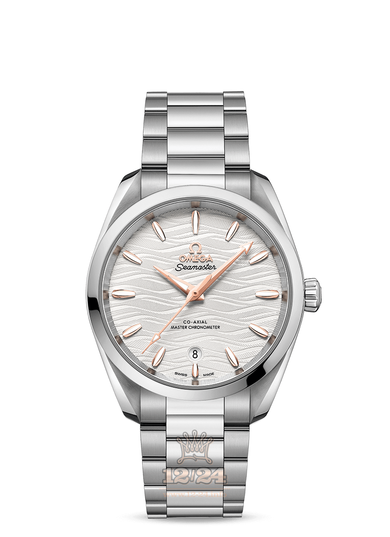 Omega Aqua Terra 150 M Watch 220.10.38.20.02.002 38 mm Stainless steel Case Silver Dial