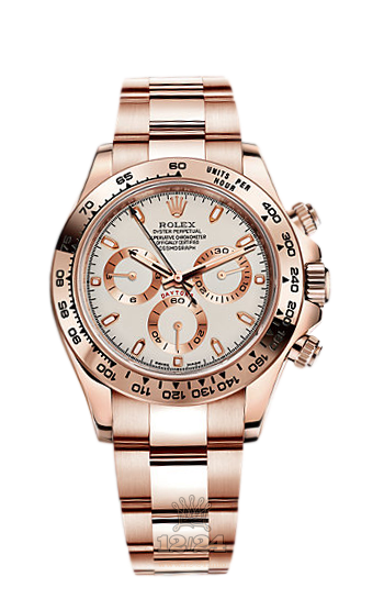 Rolex Cosmograph Daytona Watch 116505-0010 40 mm Pink gold Case Beige Dial
