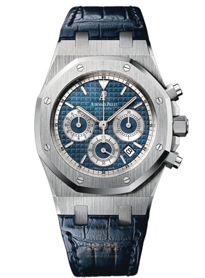 Audemars Piguet Royal Oak Watch 26022BC.OO.D028CR.01 39 mm White gold Case Dark blue Dial