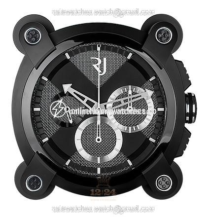 Romain Jerome Air Watch X.POS.025 Aluminum Case Black Silver Dial
