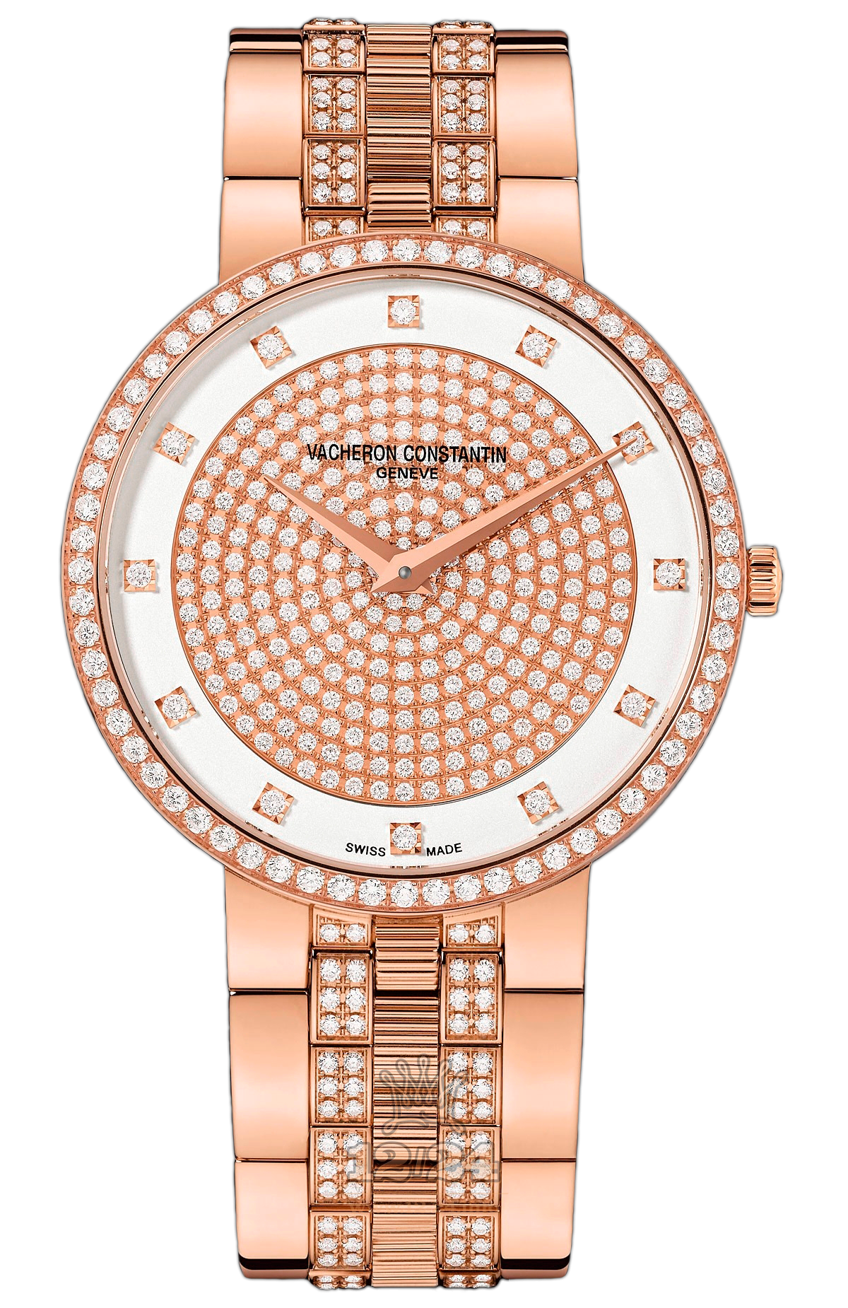 Vacheron Constantin Traditionnelle Watch 81576/V03R-9695 38 mm Pink gold Case White Golden Dial