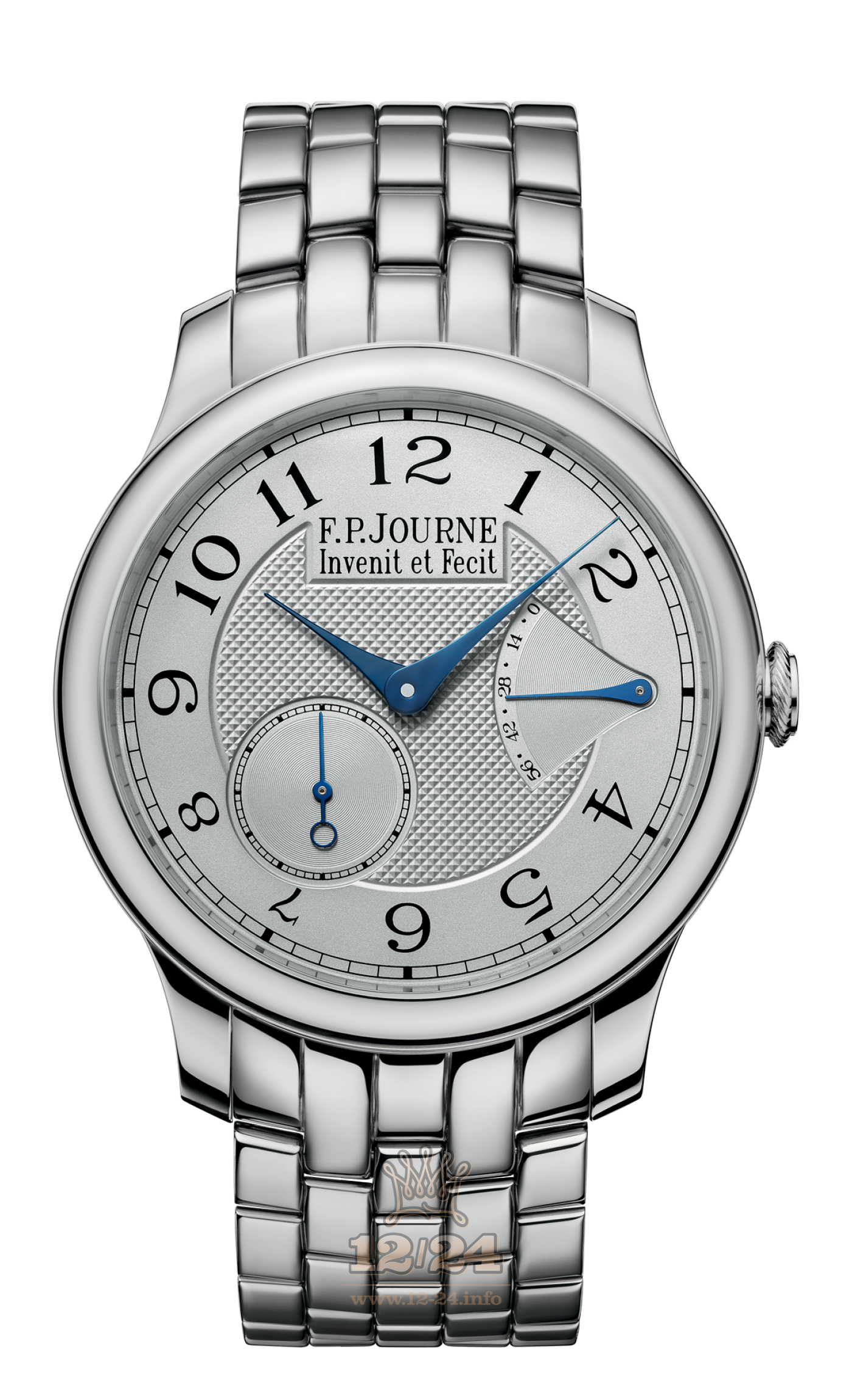 F.P.Journe Souveraine Watch FPJ-Co-Souveraine-ChronoSouverain-AL-Pl 39 mm Platinum Case Silver Dial