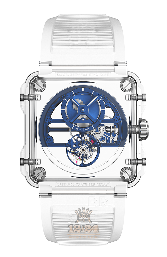 Bell & Ross Experimental Watch BRX1-SKTB-SABLU 45 mm Sapphire Case Dark blue Dial