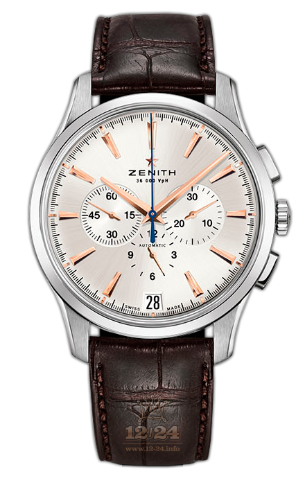 Zenith El Primero Watch 03.2110.400/01.C498 42 mm Stainless steel Case Silver Dial