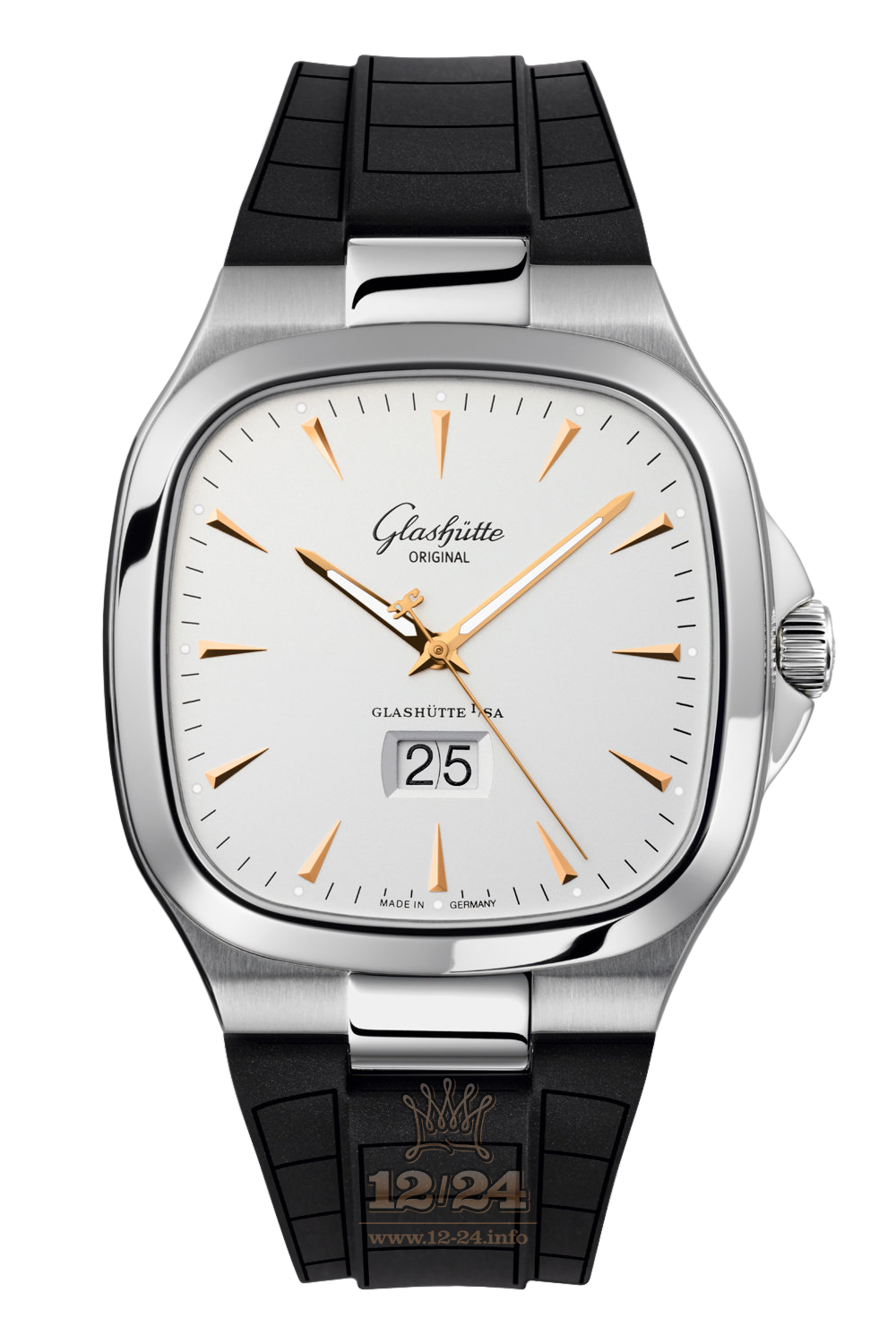 Glashutte Vintage Watch 2-39-47-11-12-53 40 mm Stainless steel Case Silver Dial