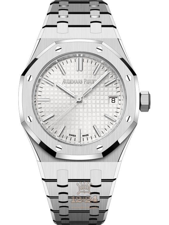 Audemars Piguet Royal Oak Watch 15550ST.OO.1356ST.01 37 mm Stainless steel Case Silver Dial