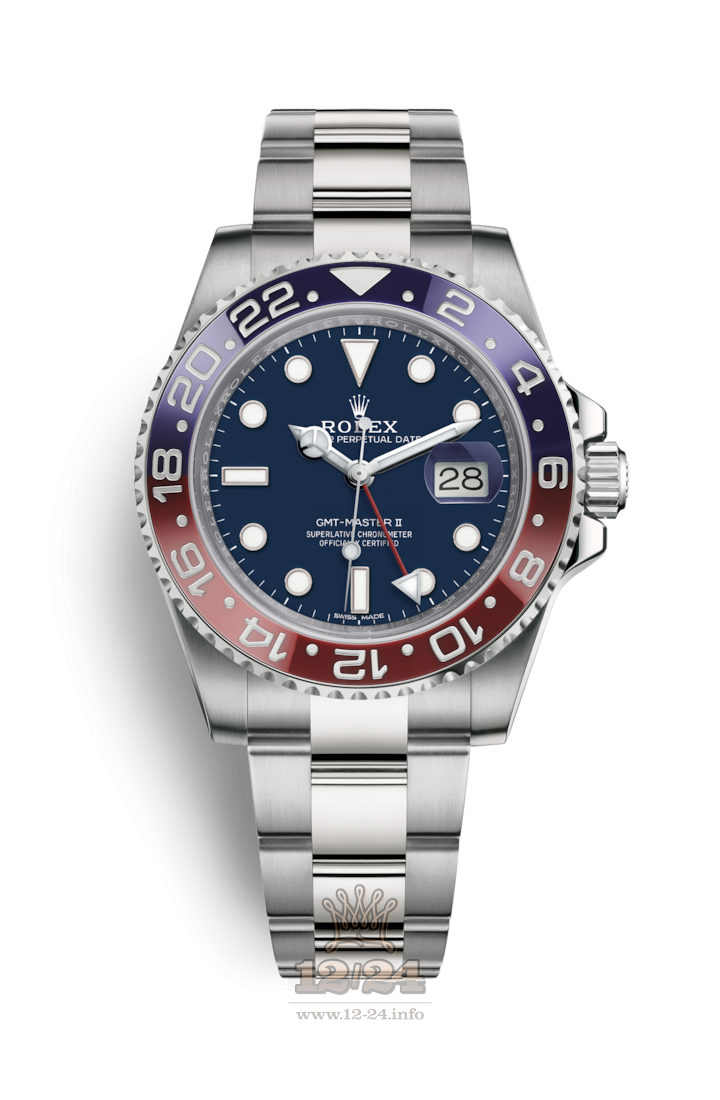 Rolex GMT-Master II Watch 116719blro-0002 40 mm White gold Case Dark blue Dial
