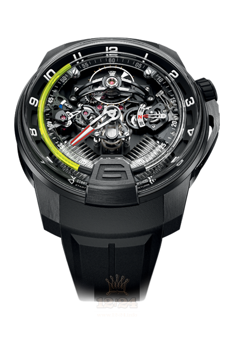 HYT H2 Watch 248-dl-00-gf-ra 49 mm Titanium Case