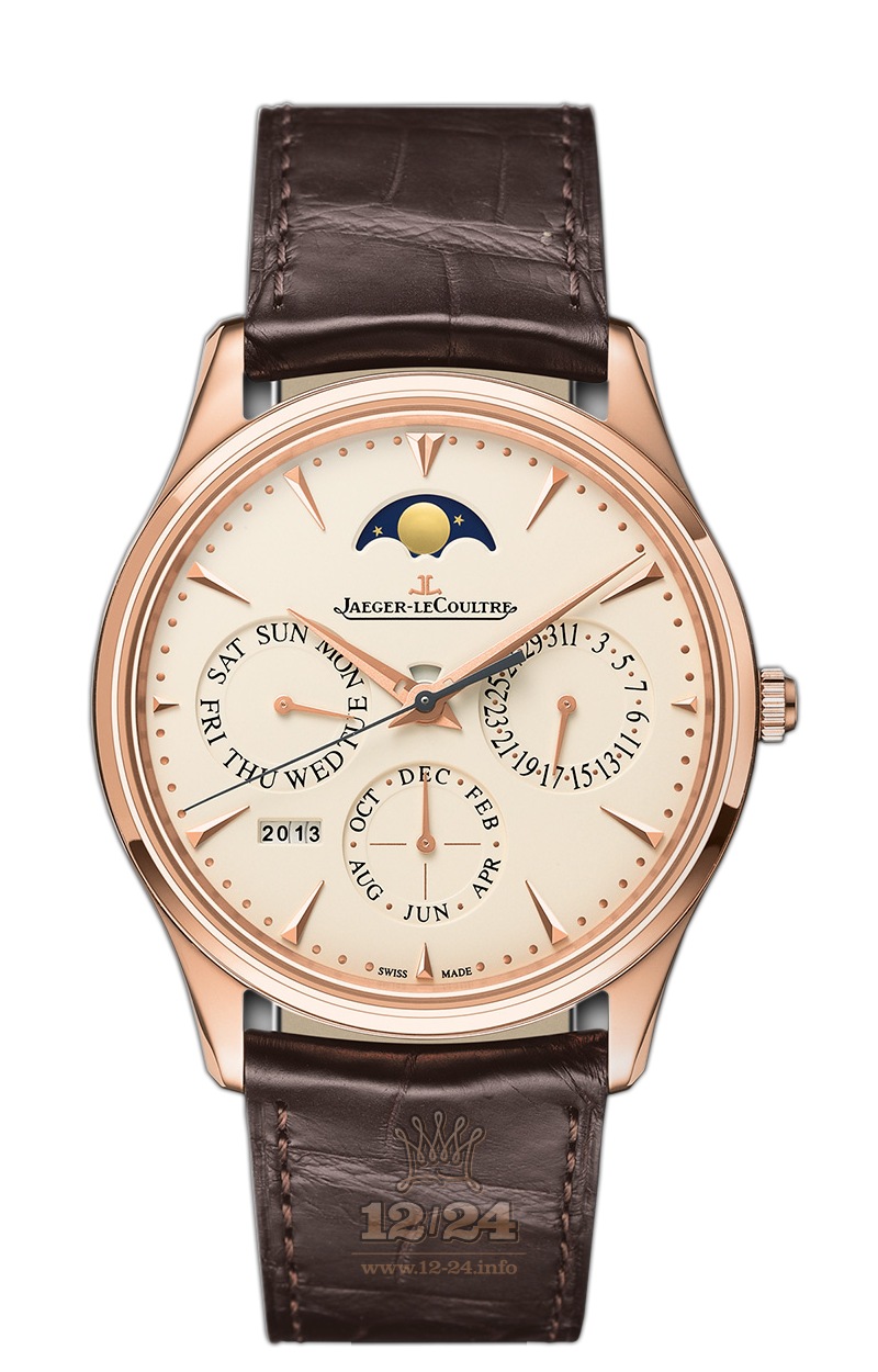 Jaeger-LeCoultre Master Watch 1302520 39 mm Pink gold Case Beige Dial