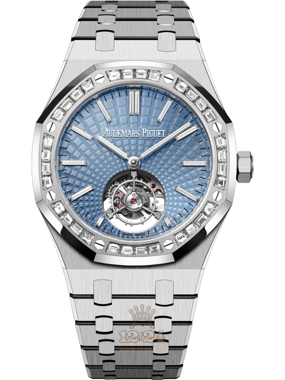 Audemars Piguet Royal Oak Watch 26535PT.ZZ.1220PT.01 41 mm Platinum Case Blue Dial