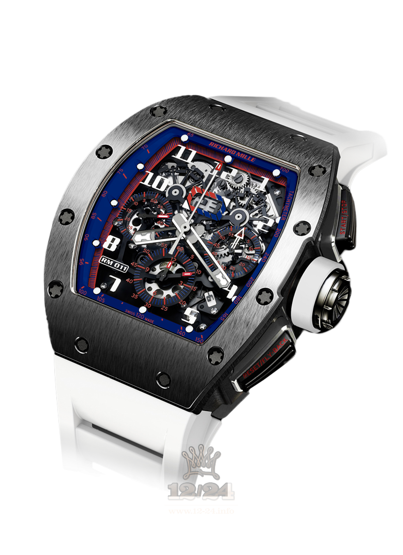 Richard Mille Limited Editions Watch RM 011 Flyback Chronograph Korea 50 mm Titanium Case