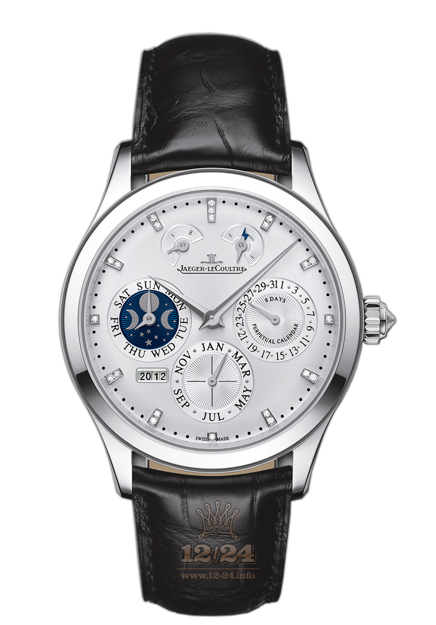 Jaeger-LeCoultre Master Watch 1613401 40 mm White gold Case Silver Dial