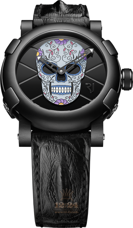 Romain Jerome Collaborations Watch RJ.T.AU.FM.001.13 46 mm Stainless steel PVD coating Ceramics Case Black Dial