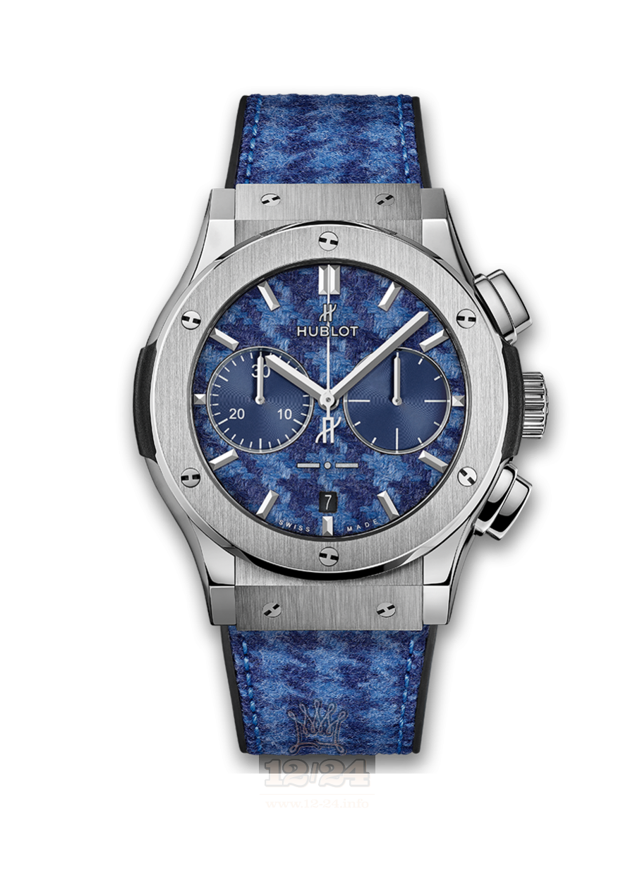 Hublot Classic Fusion Watch 521.NX.2710.NR.ITI18 45 mm Titanium Case Dark blue Dial