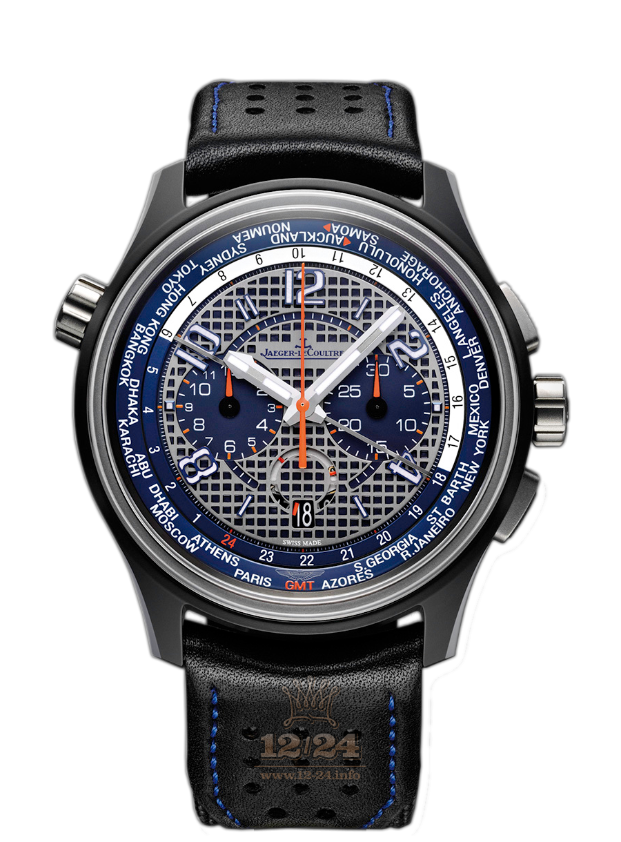 Jaeger-LeCoultre Master Extreme Watch 193J480 44 mm Titanium Ceramics Case Gray Dark blue Dial