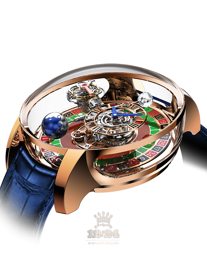 Jacob & Co Grand Complication Masterpieces Watch AT150.40.RO.SD.A 50 mm Pink gold Sapphire Case
