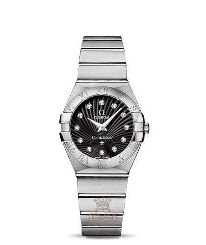 Omega Constellation Watch 123.10.27.60.51.001 27 mm Stainless steel Case Black Dial