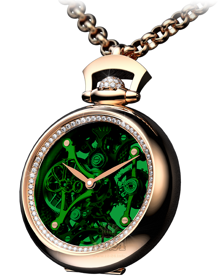 Jacob & Co Ladies Collection Watch BS200.40.RD.QG.A 42 mm Pink gold Case Green Dial