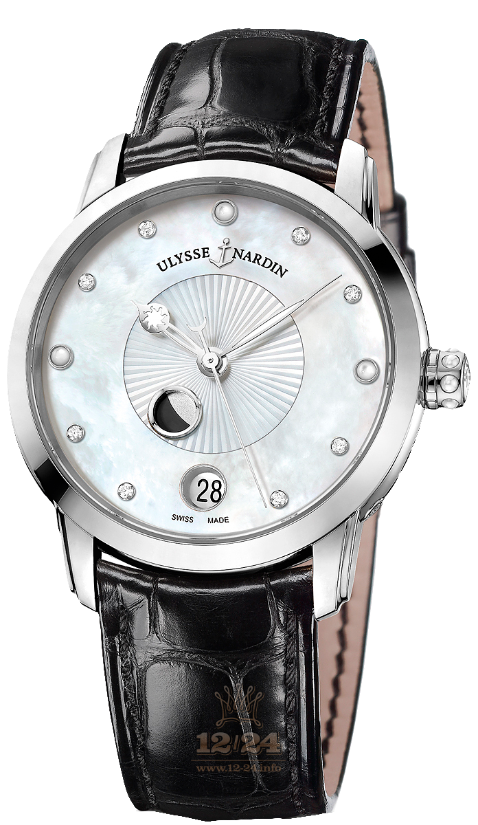 Ulysse Nardin Classic Watch 8293-123-2/991 35 mm Stainless steel Case Silver Dial