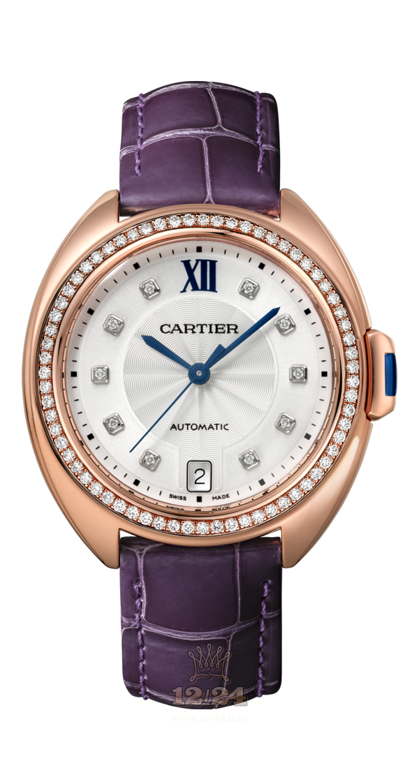 Cartier Cle de Cartier Watch WJCL0039 35 mm Pink gold Case Silver Dial