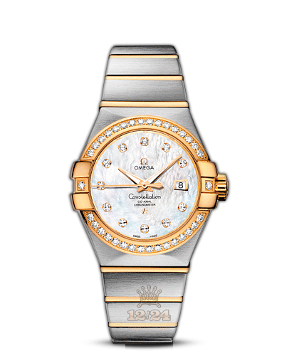 Omega Constellation Watch 123.25.31.20.55.003 31 mm Steel / Yellow gold Case White Dial