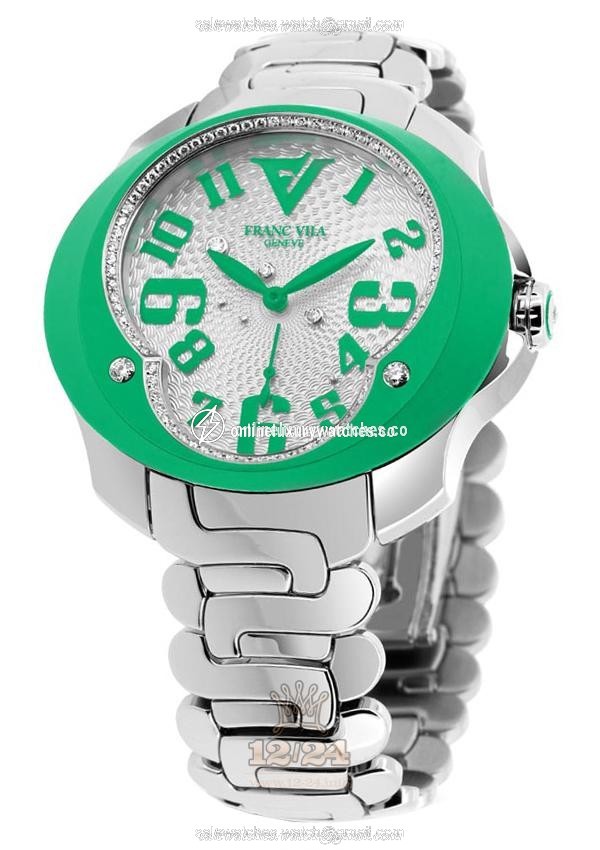 Franc Vila Tribute In Colors Watch 80Q.SS.NEO.3405C 41 mm Stainless steel Case Silver Dial