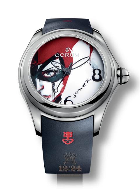 Corum Bubble Watch L403/03170 52 mm Titanium Case White Red Dial
