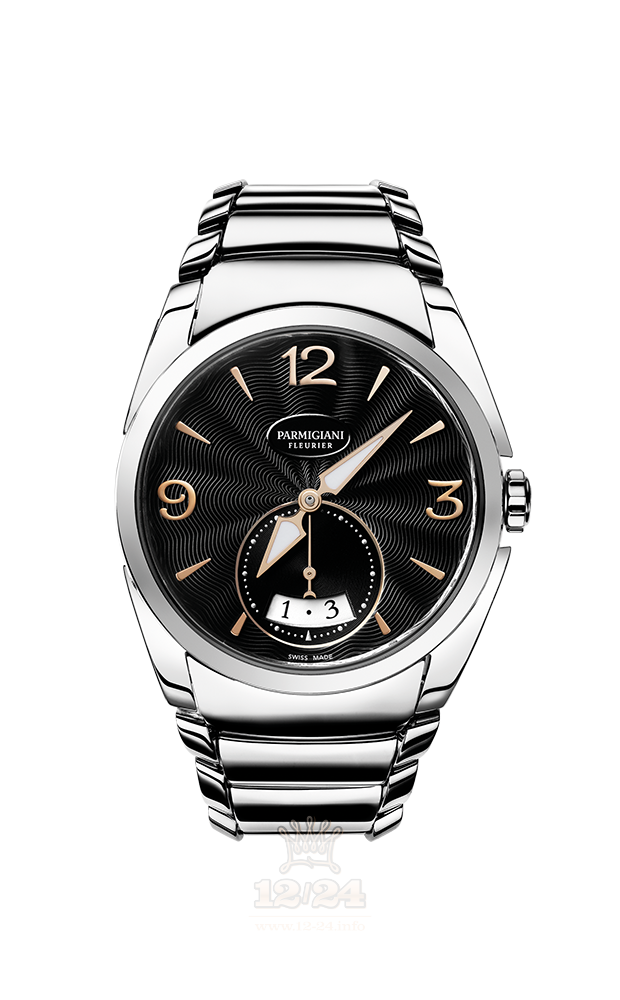 Parmigiani Fleurier Tonda Watch PFC273-0001400-B00002 33 mm Stainless steel Case Black Dial