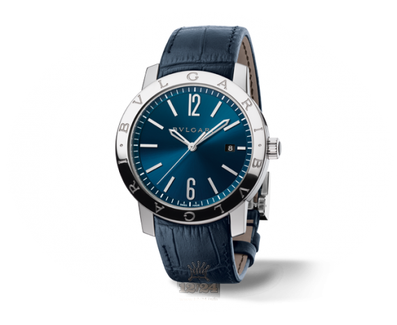 Bvlgari Bvlgari Bvlgari Watch 102355 BB41C3SLD 41 mm Stainless steel Case Dark blue Dial
