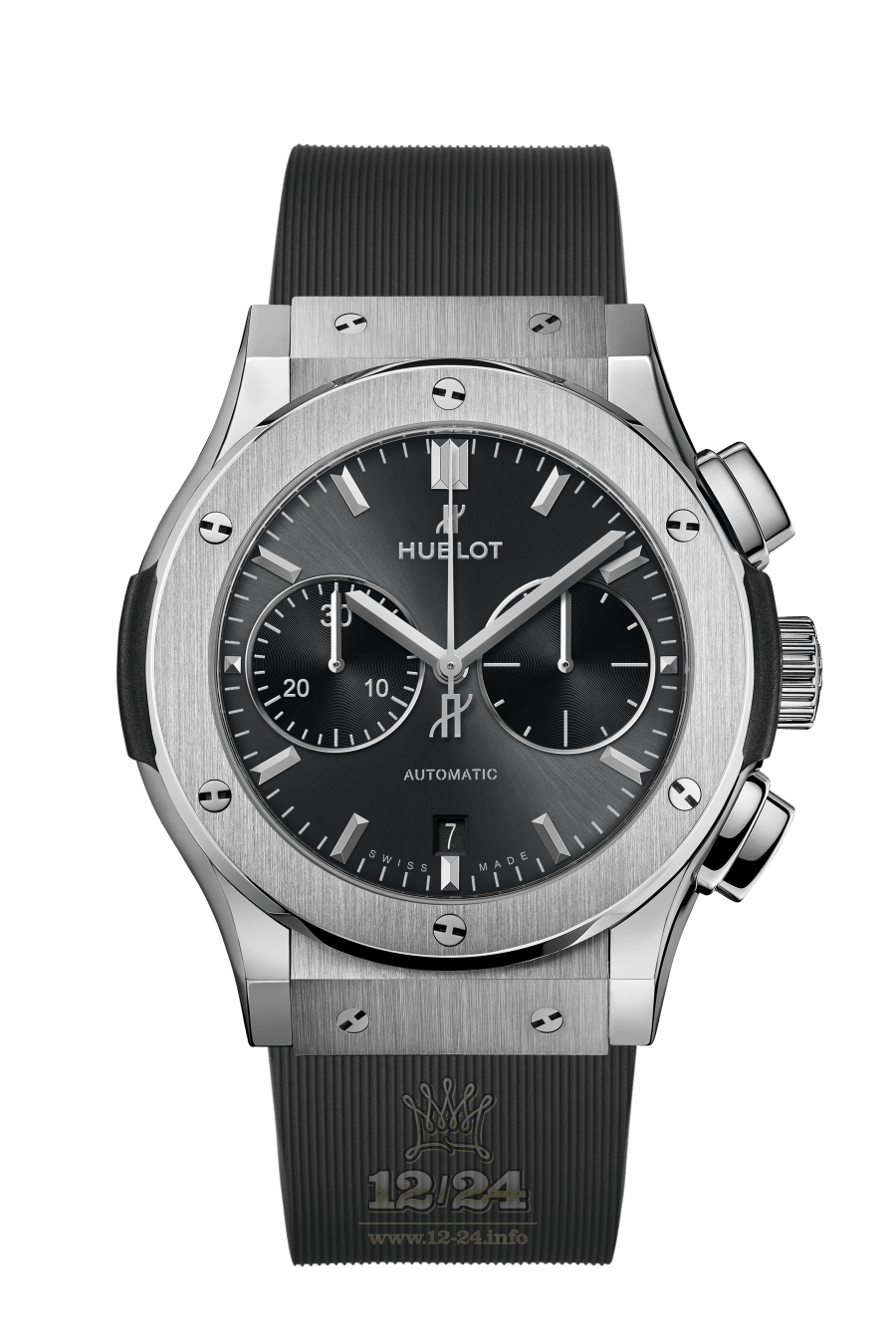 Hublot Classic Fusion Watch 521.NX.7071.RX 45 mm Titanium Case Gray Dial
