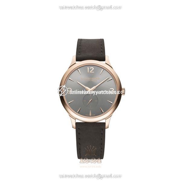 Chopard L.U.C Watch 161948-5003 40 mm Pink gold Case Gray Dial
