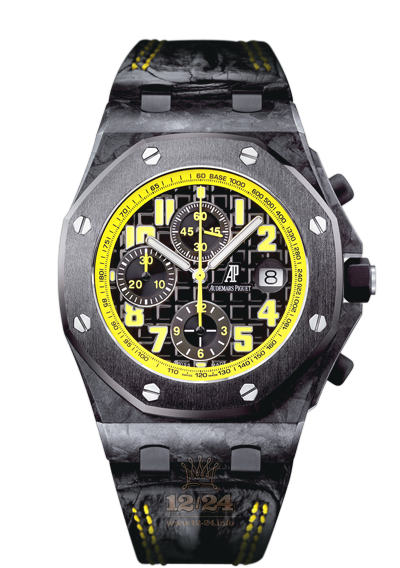 Audemars Piguet Royal Oak Offshore Watch 26176FO.OO.D101CR.02 42 mm Carbon Ceramics Case Black Dial