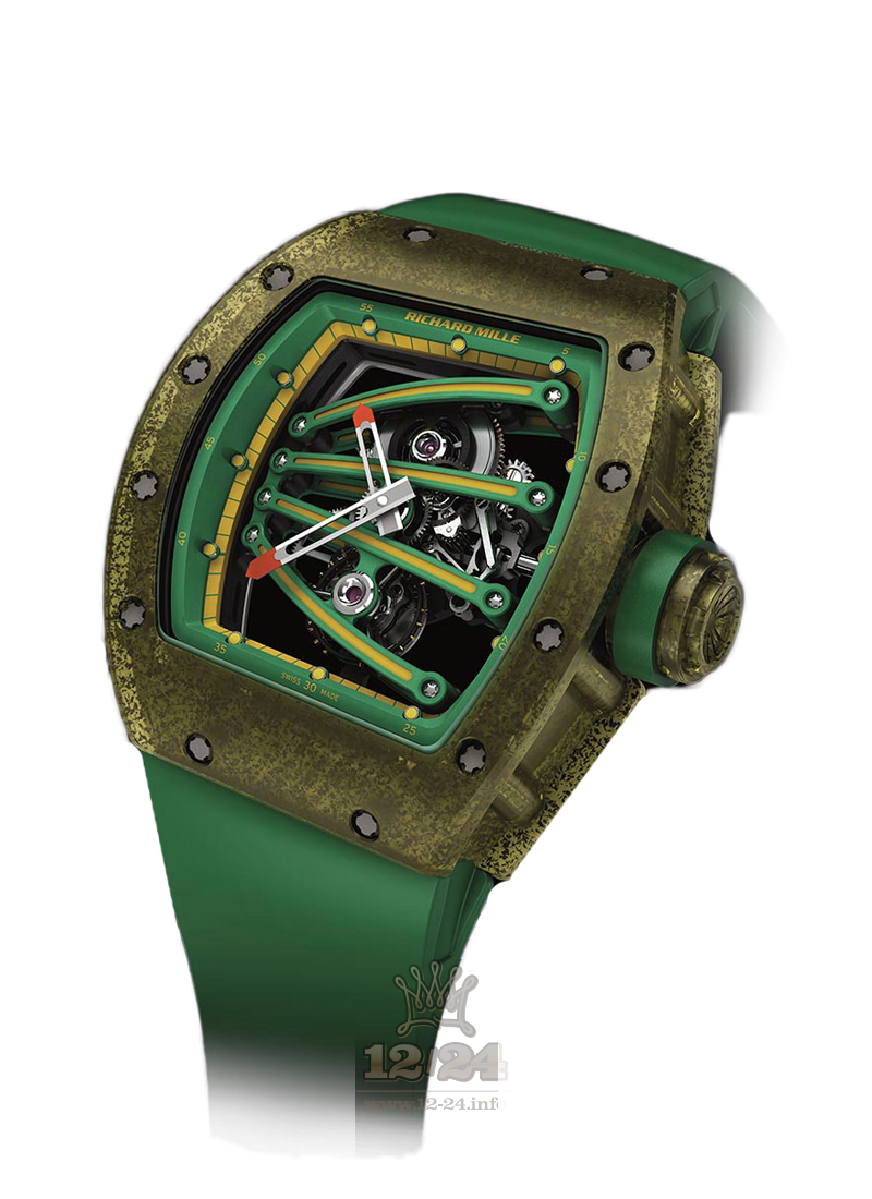 Richard Mille Men's Collection Watch RM 59-01 Yohan Blake 50 mm Carbon Ceramics Case