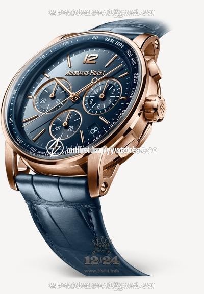 Audemars Piguet Code 11.59 Watch 26393OR.OO.A321CR.01 41 mm Pink gold Case Dark blue Dial