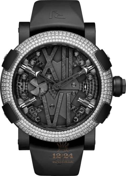 Romain Jerome Sea Watch RJ.T.AU.SP.002.03 50 mm Stainless steel PVD coating Case Black Gray Dial